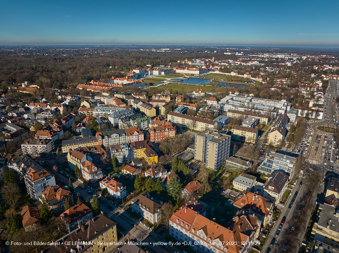 07.01.2023 - Umgebung vom Schloß Nymphenburg